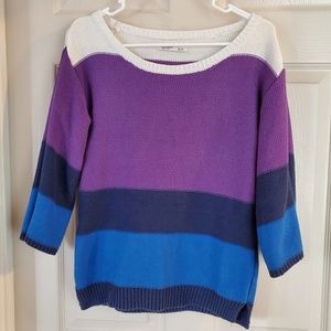 Color block sweater
